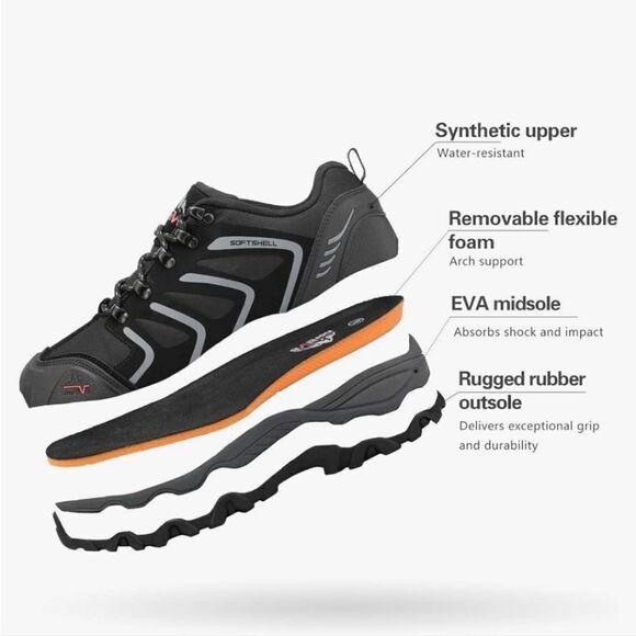 💲2️⃣0️⃣ Bundled ✔️Men's Hiking Shoe Nortiv 8 Dark Shoe size 13 - Picture 5 of 6